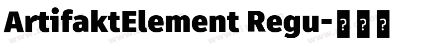 ArtifaktElement Regu字体转换 ArtifaktElement Regu字体转换